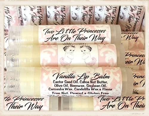Red Barn Farm of Maine 20 TWIN GIRL Lip Balm Baby Shower Party Favors