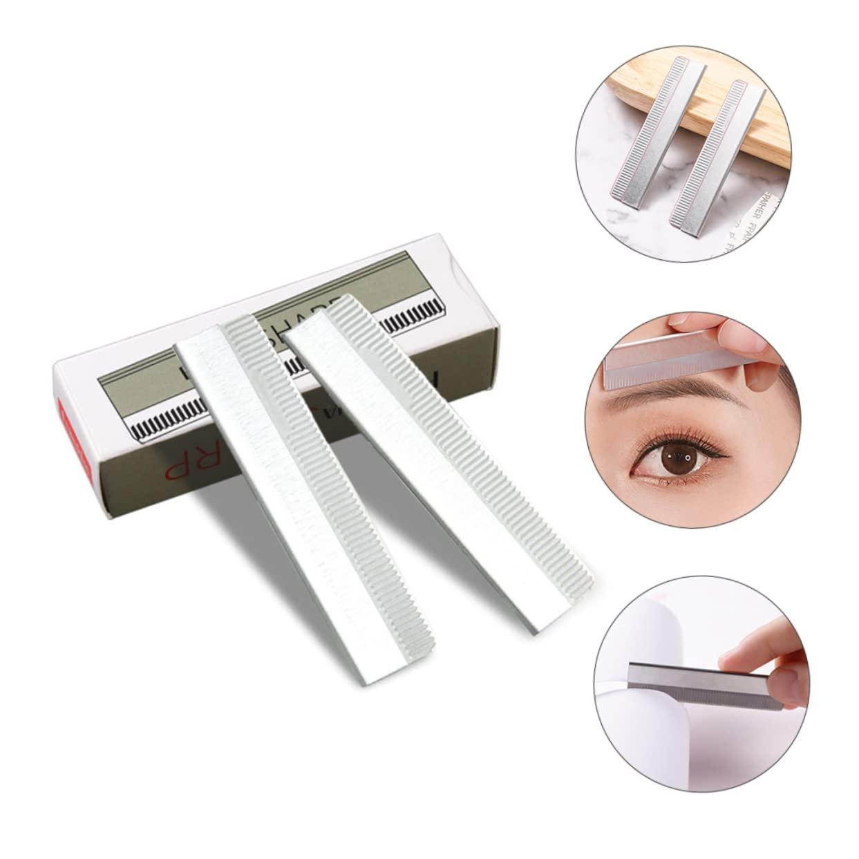 BIUDECO BIUDECO Eyebrow Shaver Eyebrow Trimmer Kit 100 Single Blades for Gentle and Accurate Brow Maintenance