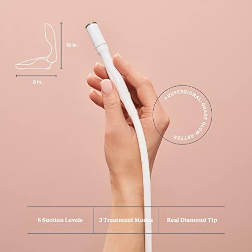 Trophy Skin Trophy Skin MicrodermMD - At Home Microdermabrasion Kit - Anti Aging and Acne Treatment - Contains Real Diamond and Pore Extractor Tips to Rejuvenate Skin and Reduce Acne Scars - Blush