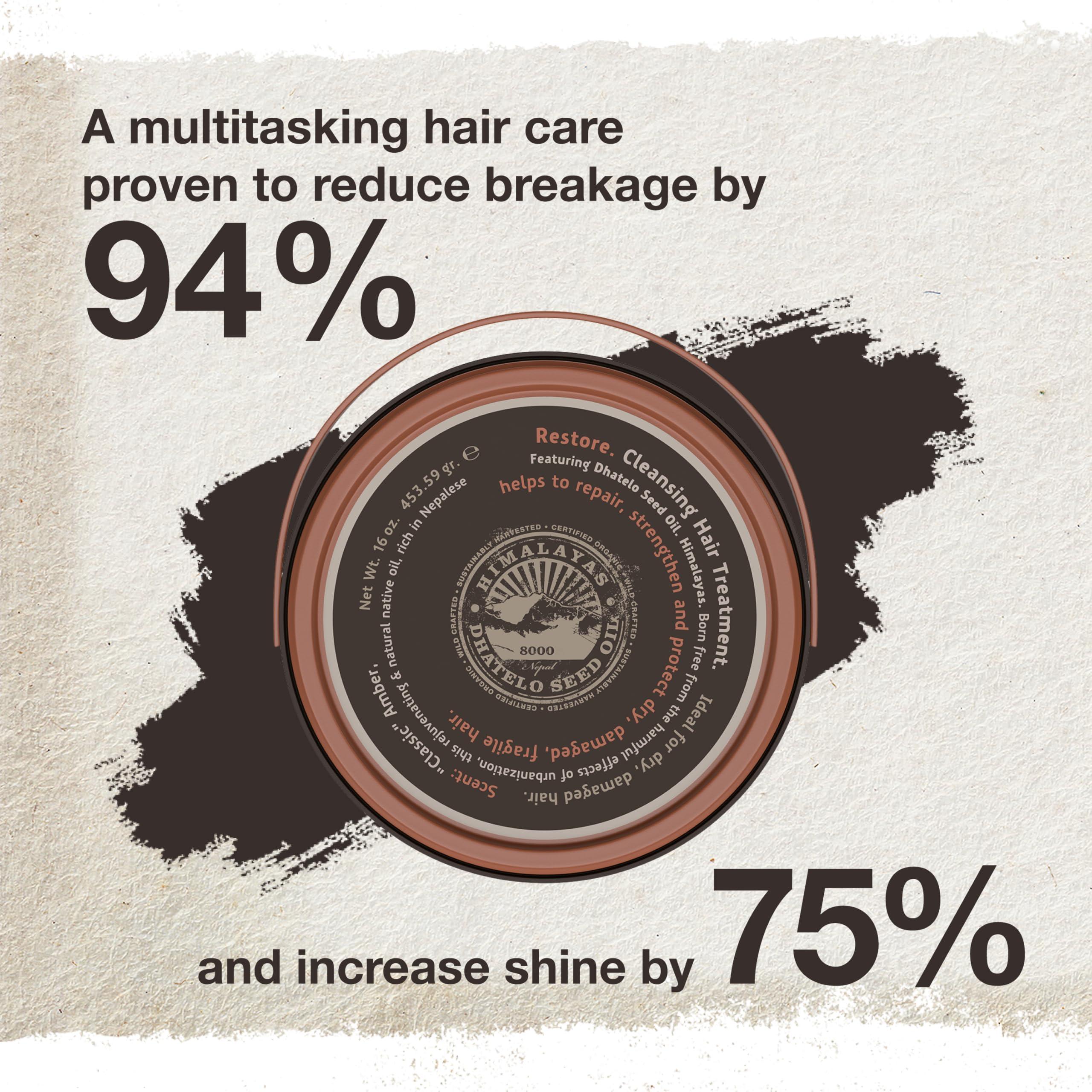 Tweak-d by Nature Tweakd by Nature - Restore Cleansing Hair Treatment, Hair Mask for Damaged Hair, 5-in-1, Strengthens and Nourishes Dry Hair for Silky and Soft Feel, Cruelty Free (16 ounces)