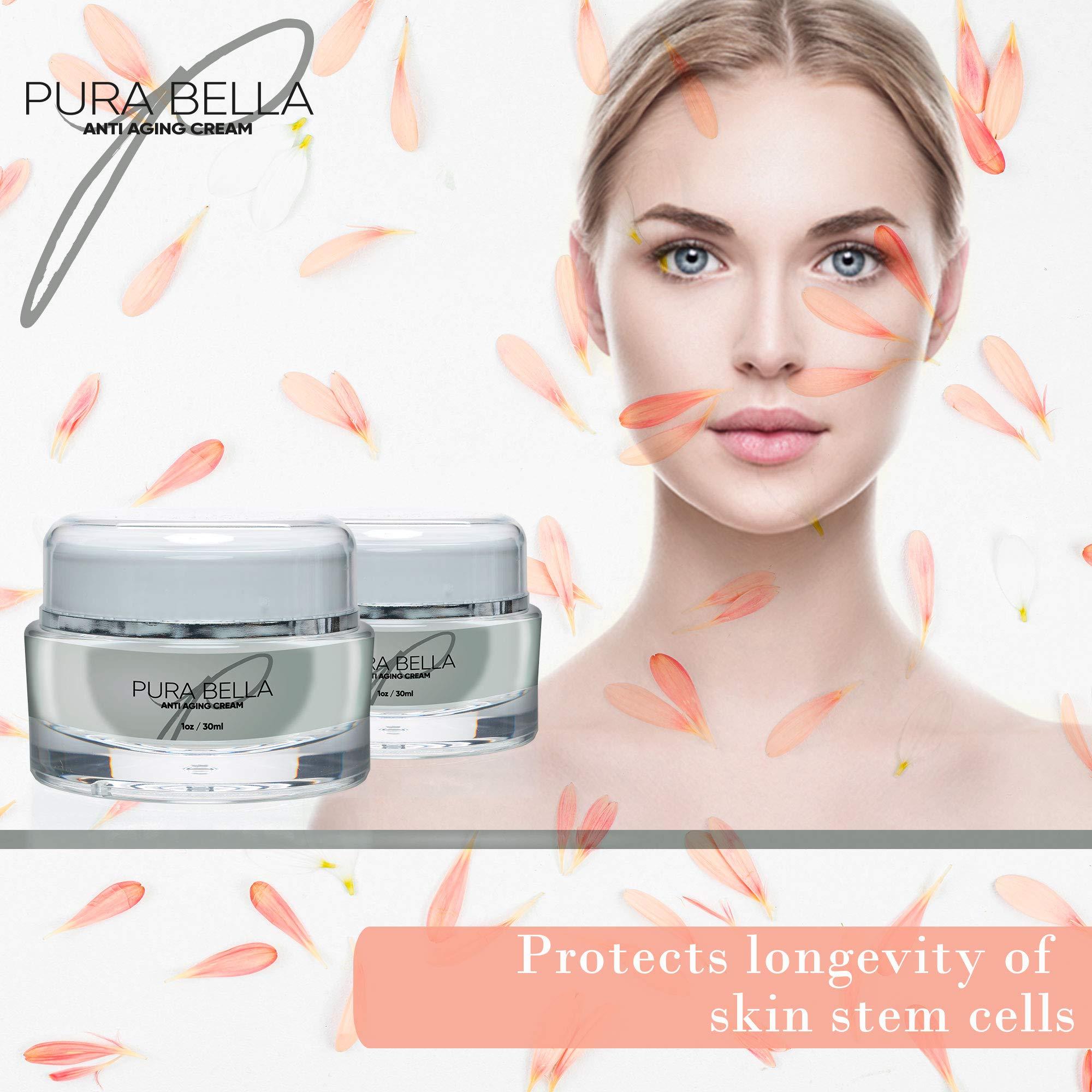 Pura Bella PURA BELLA Anti Aging Cream - Boosts Collagen & Elastin Production