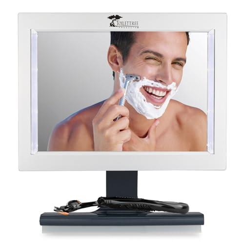 ToiletTree Products ToiletTree Products Original LED Fogless Shower Mirror with Squeegee