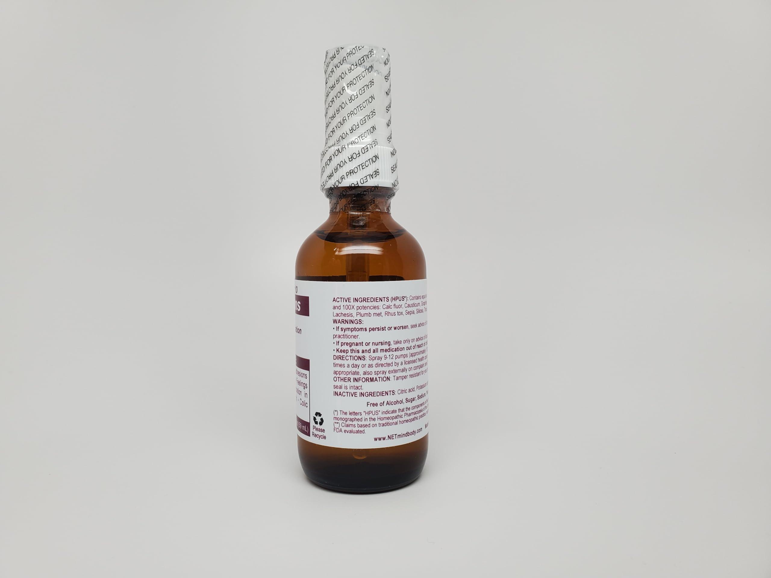 NET Remedies NET Remedies #10 Scars- Adhesions-Spasm Pressure and Tightness 60ml