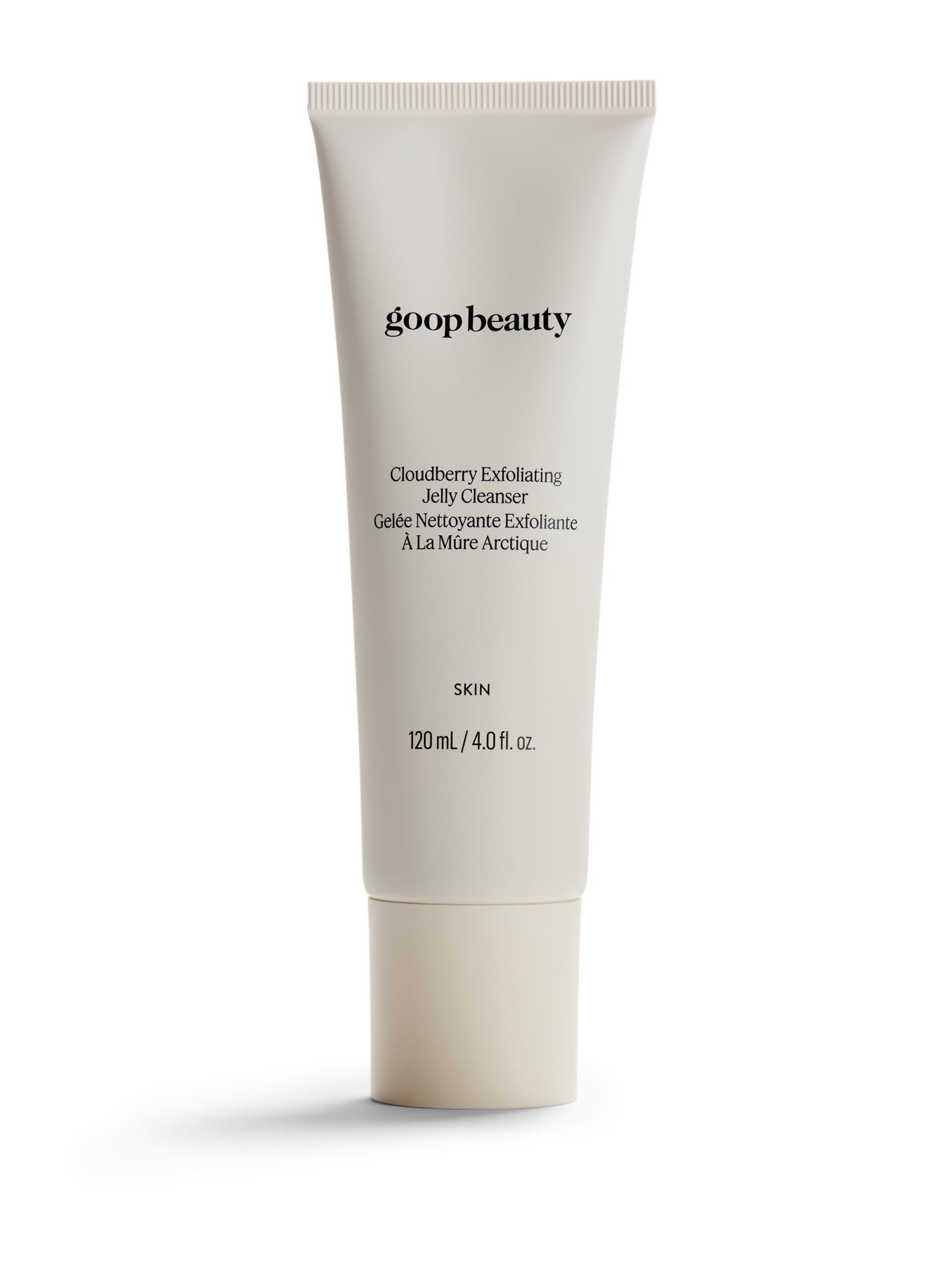 goop goop Beauty Exfoliating Jelly Cleanser | Face Wash to Cleanse, Smooth, & Brighten Skin | Light Citrusy-Vetiver Scent | 4 fl oz | Paraben and Silicone Free