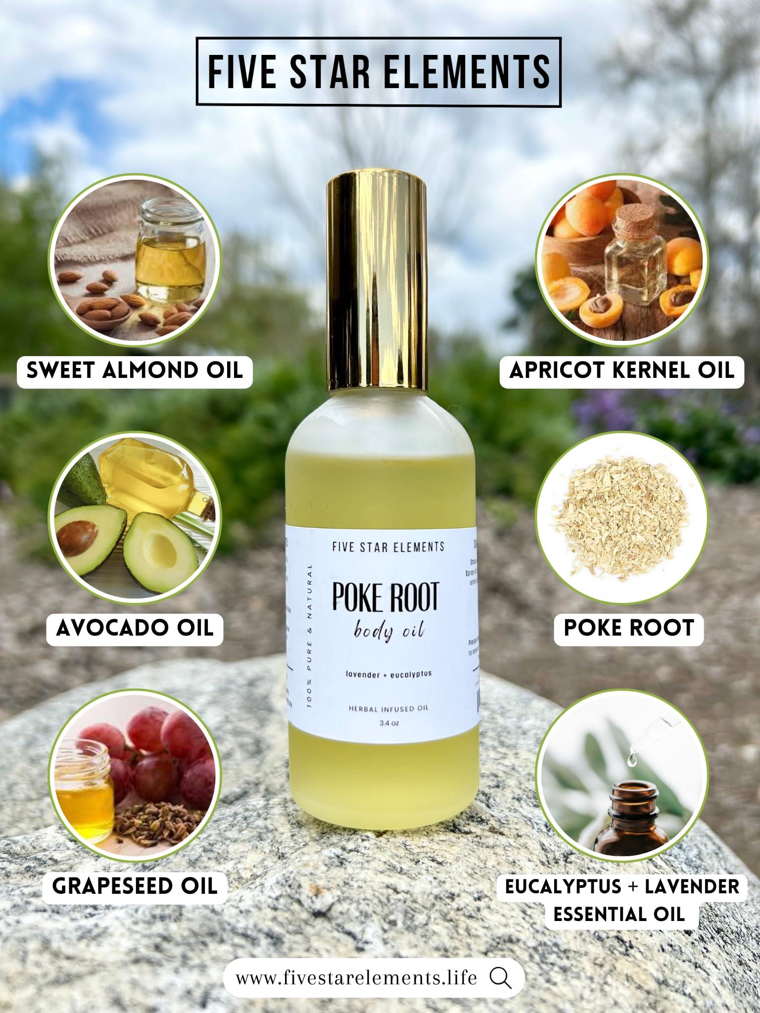 Five Star Elements Five Star Elements Poke Root Oil, Clear