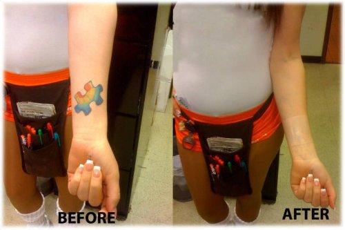 Hide Ink Hide Ink Temporary Tattoo Cover Up 4" x 6" - LITE COMBO (6-Pack)