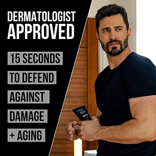 RUGGED & DAPPER RUGGED & DAPPER - Daily Power Scrub Facial Cleanser and Age Defense Face Moisturizer Bundle