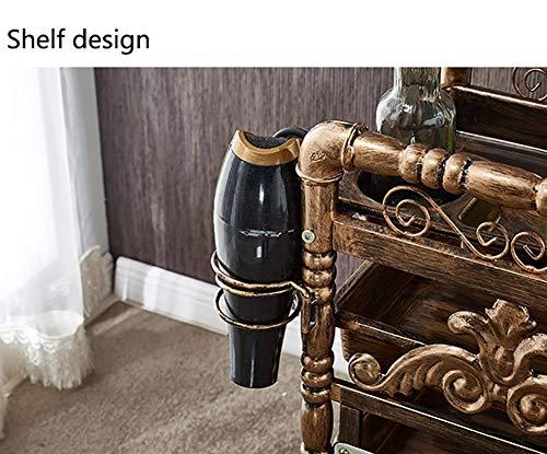 YGCBL YGCBL Trolley,Recycling Vehicles,Gold 5 Drawers Salon Beauty Spa Cart Trolley on Wheels with 5 Tray, 5 Tiers Metal Utility Rolling Storage Shelf for Barber