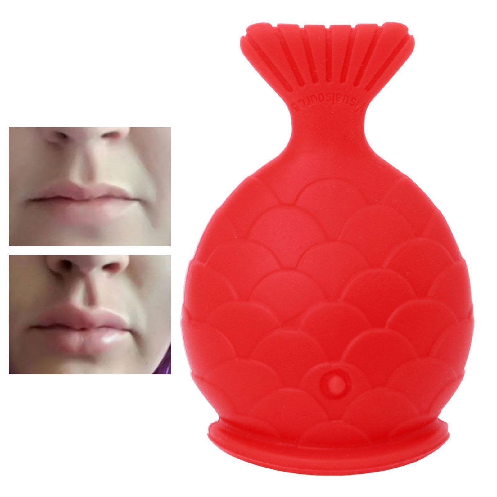 passi passi Lip Plumper Device | Fish Shape Lips Enhancer, Fish Lip Mouth Beauty Enhancer Device Fish Shape - Fuller Thicker Mouth Fastly Lip Pumps, Silicone Filler Plumper For Sexy Mouth, Natural Pout