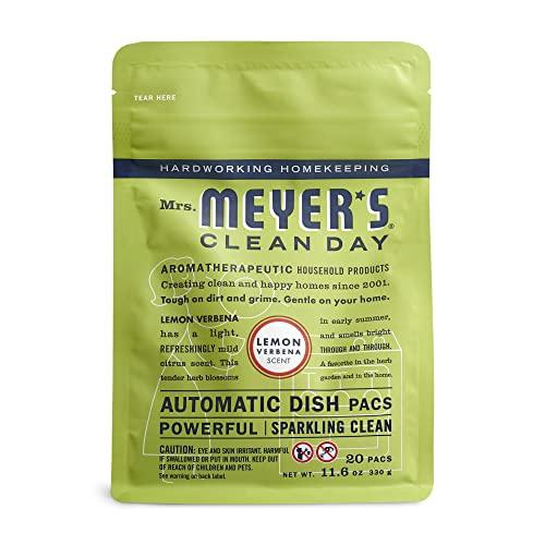 MRS. MEYER\'S CLEAN DAY MRS. MEYER\'S CLEAN DAY Automatic Dishwasher Pods, Lemon Verbena, 20 Count