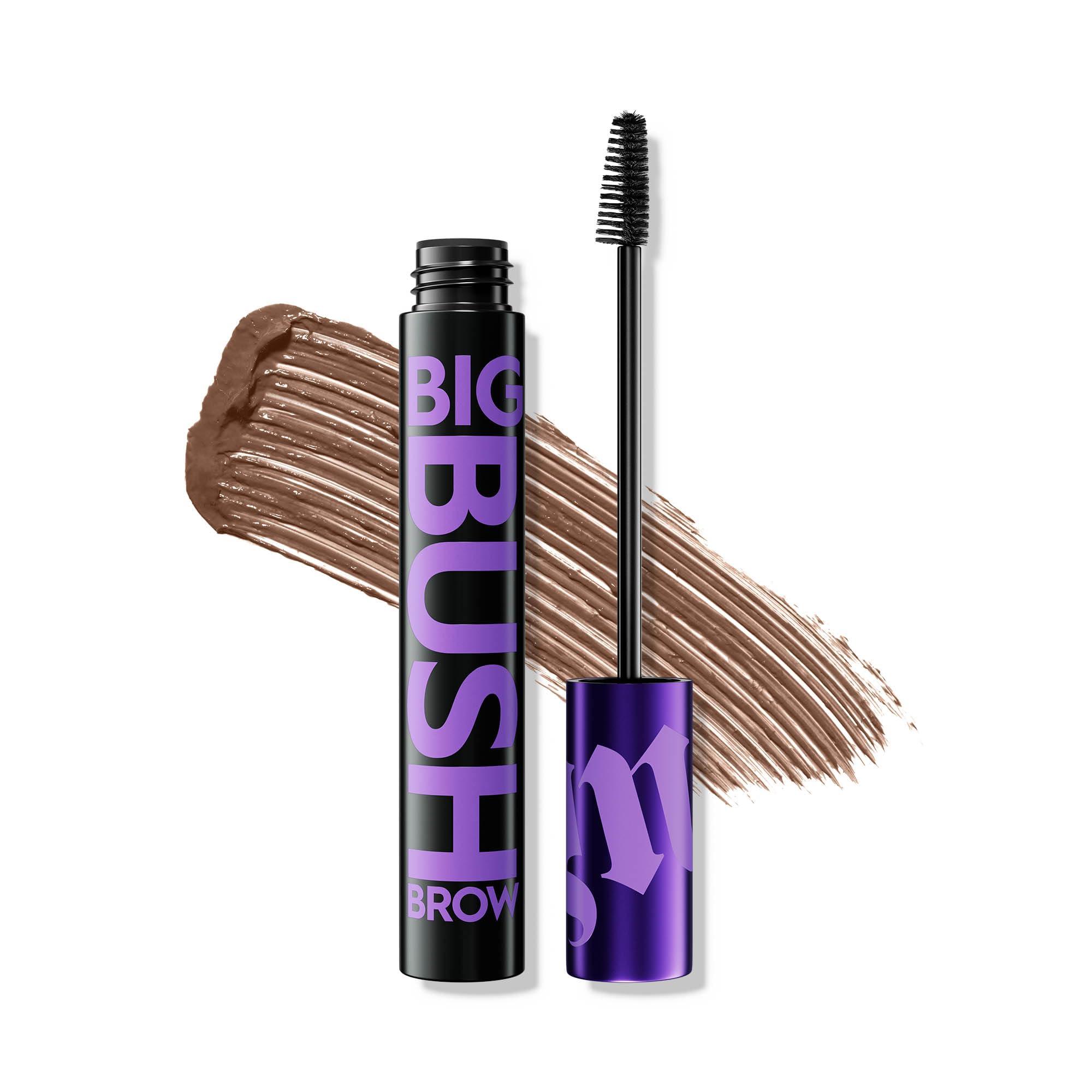URBAN DECAY Urban Decay Big Bush Volumizing Tinted Brow Gel (Caf Kitty - Warm Medium Brown), Waterproof, Smudge-Resistant, Flake-Resistant, Buildable Brow Gel Fibers, Up to 24 HR Hold - 0.19 fl oz