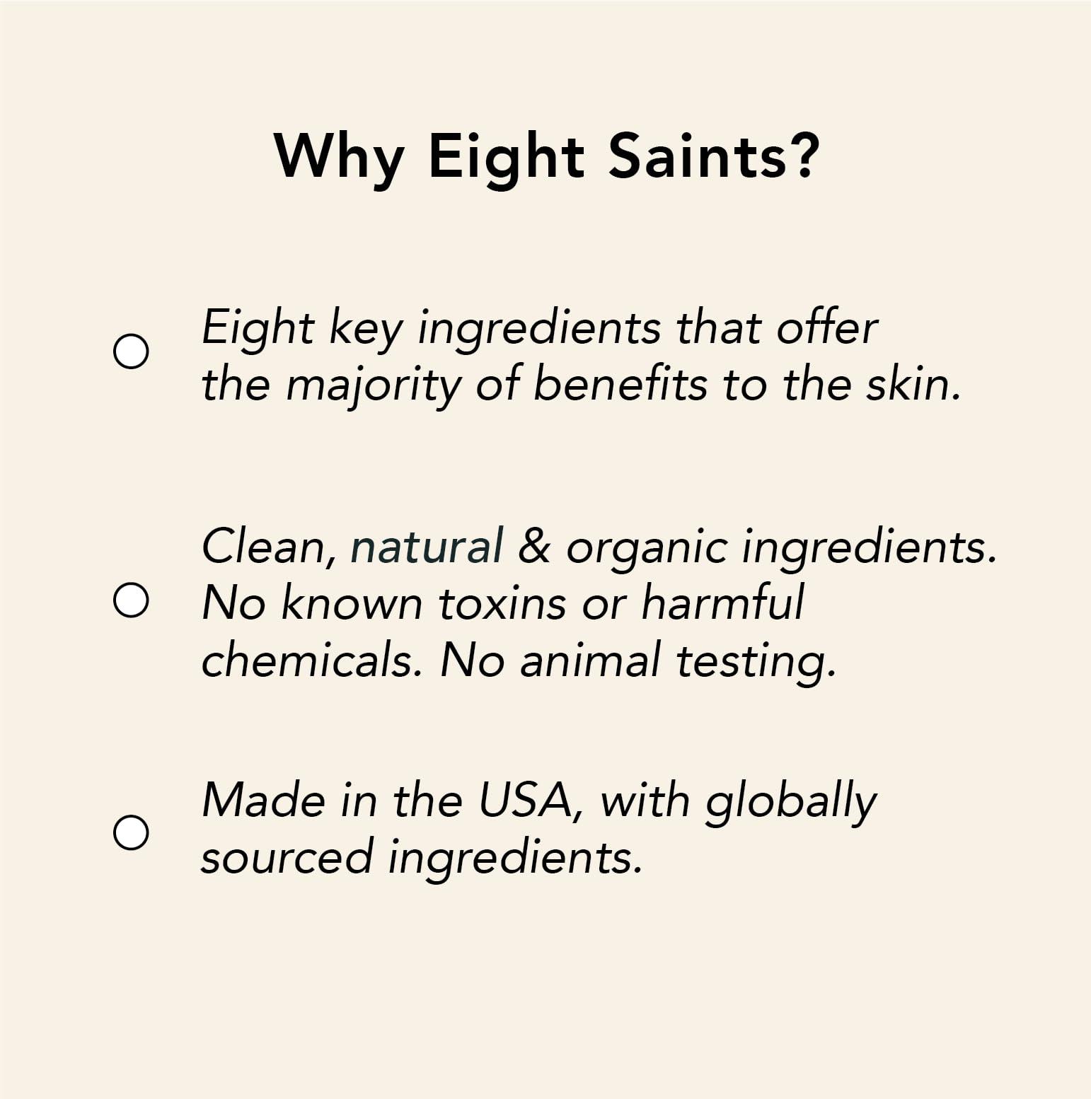 Eight Saints Eight Saints Down To Earth Mud Gel Face Wash, Natural and Organic, Gentle and Effective Daily Anti Aging Facial Cleanser, Makeup Remover, Nourishing and Hydrating Face Cleanser, 6.7 Ounces