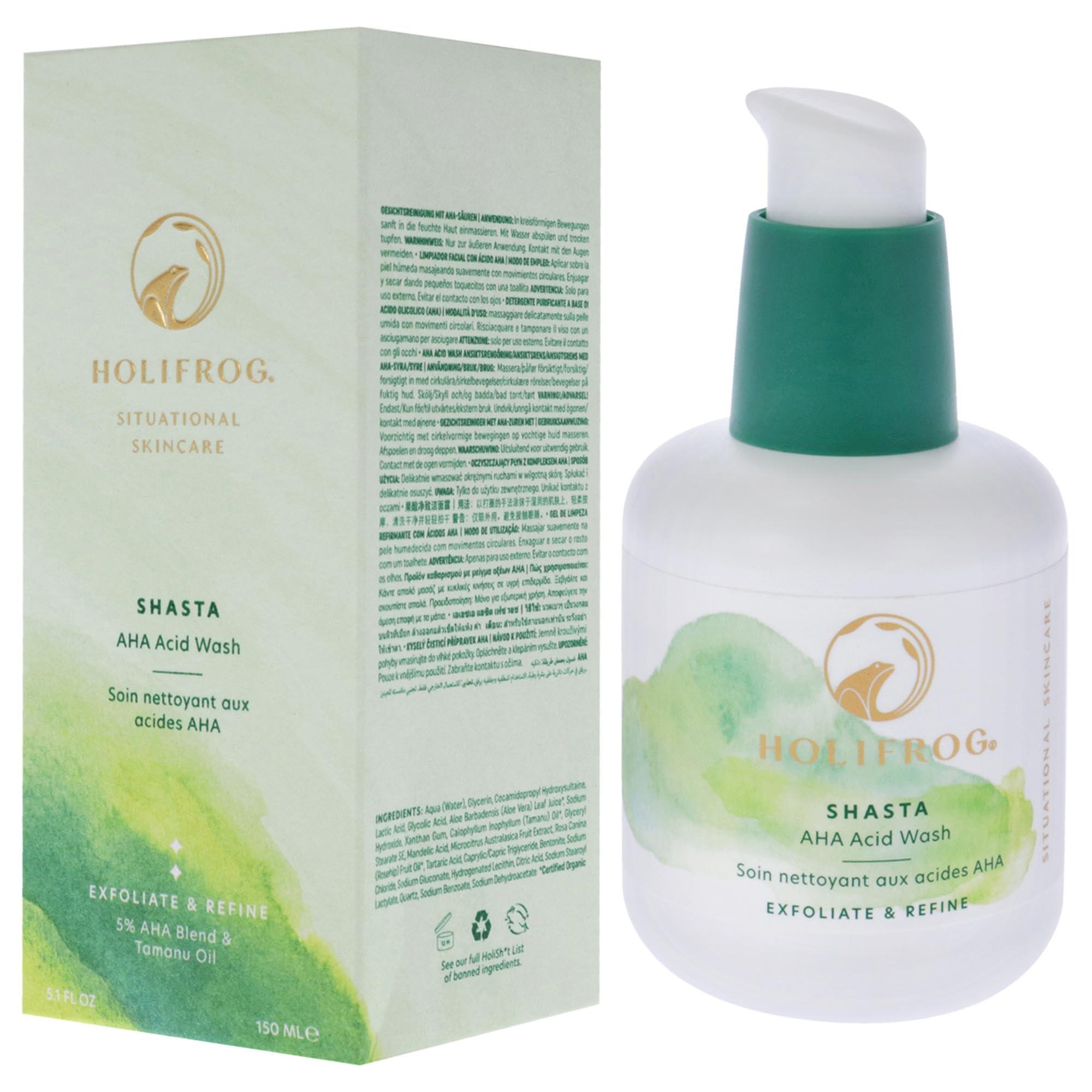 HOLIFROG HOLIFROG Shasta AHA Acid Wash by HoliFrog for Women - 5.1 oz Cleanser