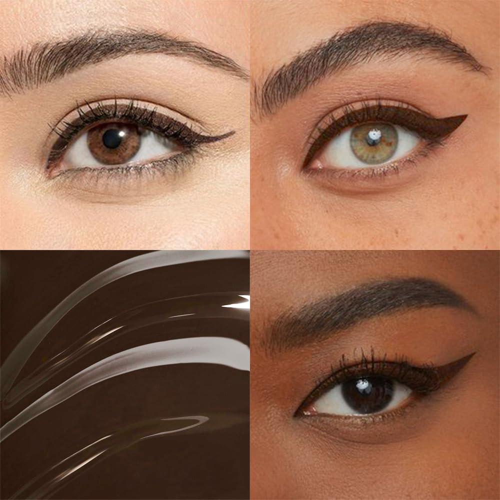 AMY\'S DIARY AMY\'S DIARY Waterproof Brown Liquid Eyeliner Pen Professional Makeup Liquid Eye Liner Pencil Long Lasting and Smudge Proof Eye Makeup for Women (2#brown)
