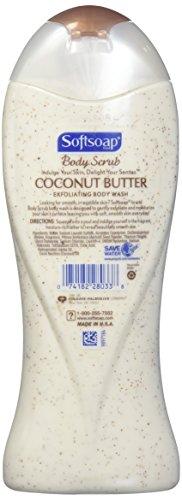 Softsoap Softsoap Body Butter Coconut Scrub, Body Buff Wash 15 oz (Pack of 1)