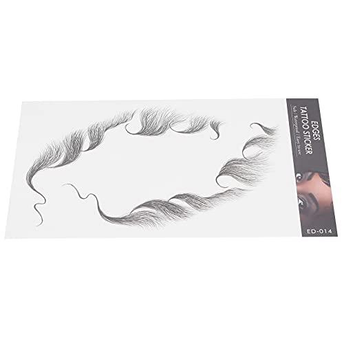 Agatige Waterproof Fake Hairline Sticker, Natural Edge Hair Tattoo Hair Tattoo Sticker for Women (#5)