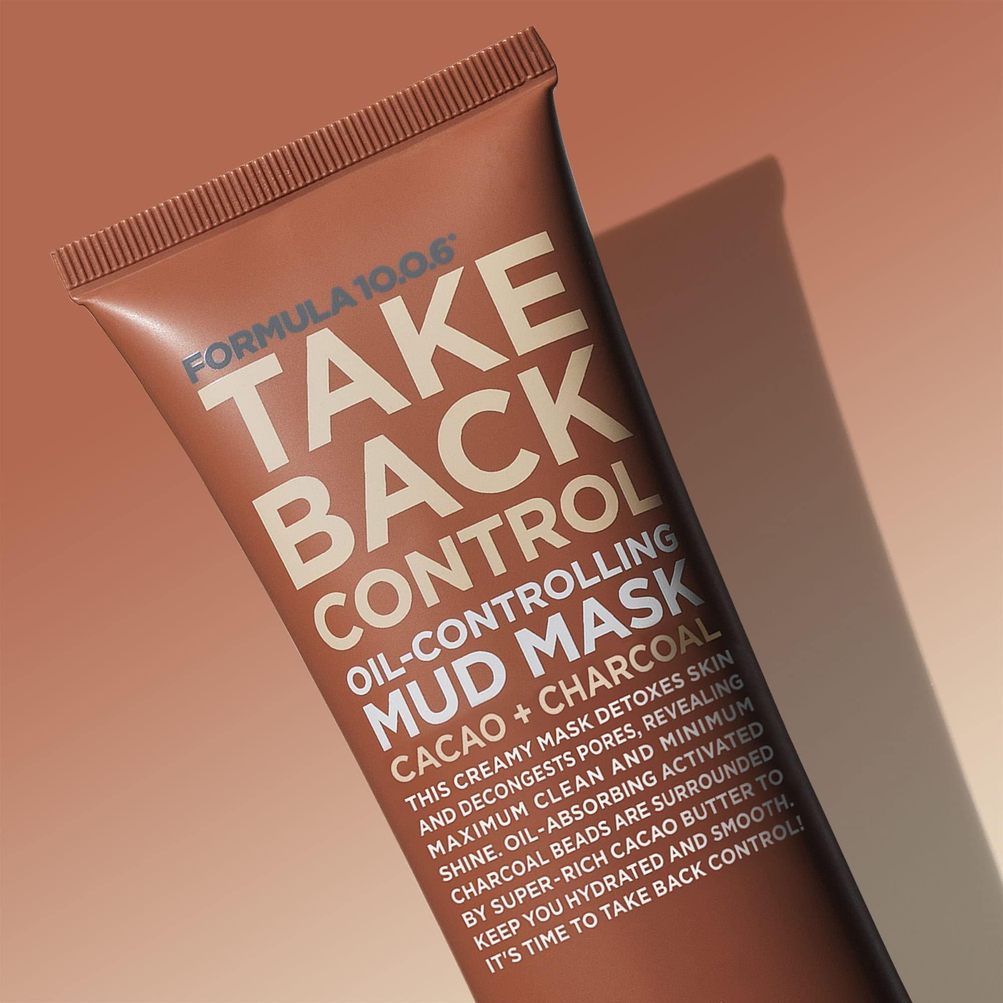 FORMULA 10.0.6 FORMULA 10.0.6 - Take Back Control Oil-Controlling Mud Mask - Creamy Mud Mask, Detoxes Skin & Decongests Pores 3.4 fl oz (100ml)