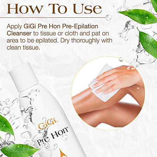 GiGi GiGi Pre Hon – Pre-Epilation for Hair Waxing, 8 oz