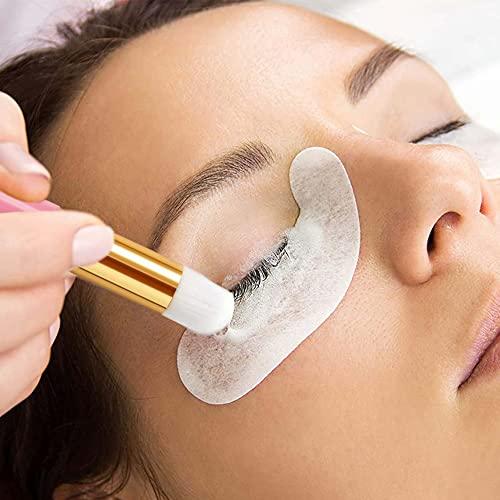 CL CAMILLASH 60 PCS Lash Shampoo Brush - Lash Bath Wash Nose Pore Deep Cleaning Brushes, Eyelash Extensions Peel Off Blackhead Brush Remover Salon Tool, Lash Brushes for Cleansing (Pink)