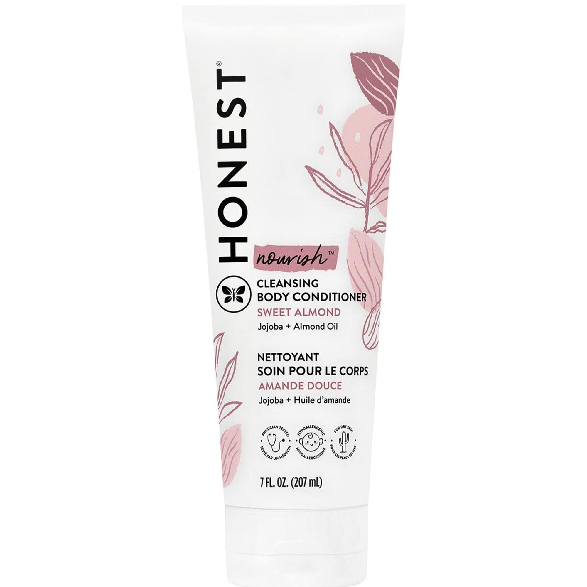 The Honest Company The Honest Company 2-in-1 Cleansing Body Conditioner | Gentle for Baby | Naturally Derived, Vegan, Hypoallergenic | Sweet Almond Nourish, 7 fl oz