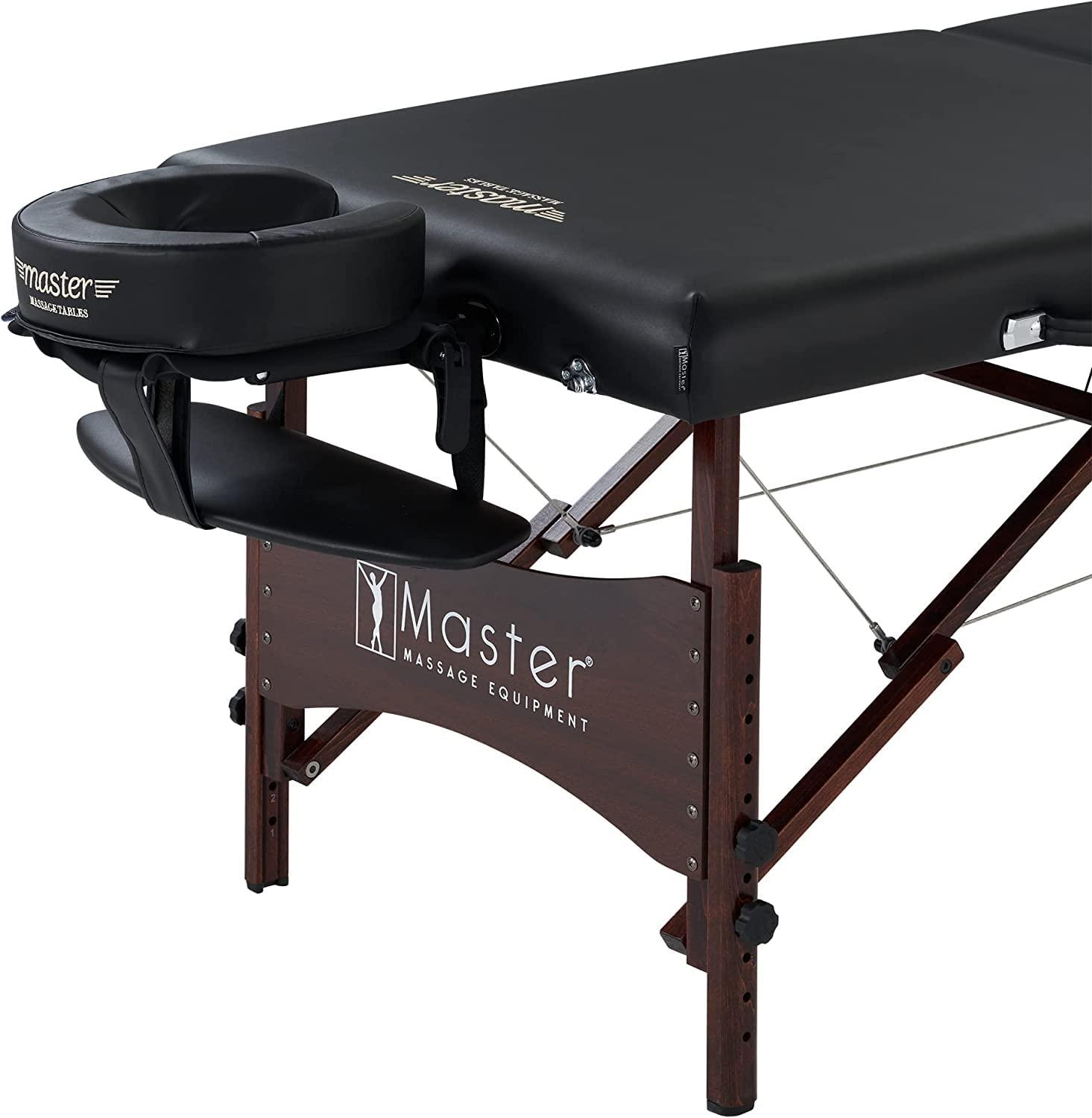 Master Massage Master Massage 28256V Portable Massage Table, Black