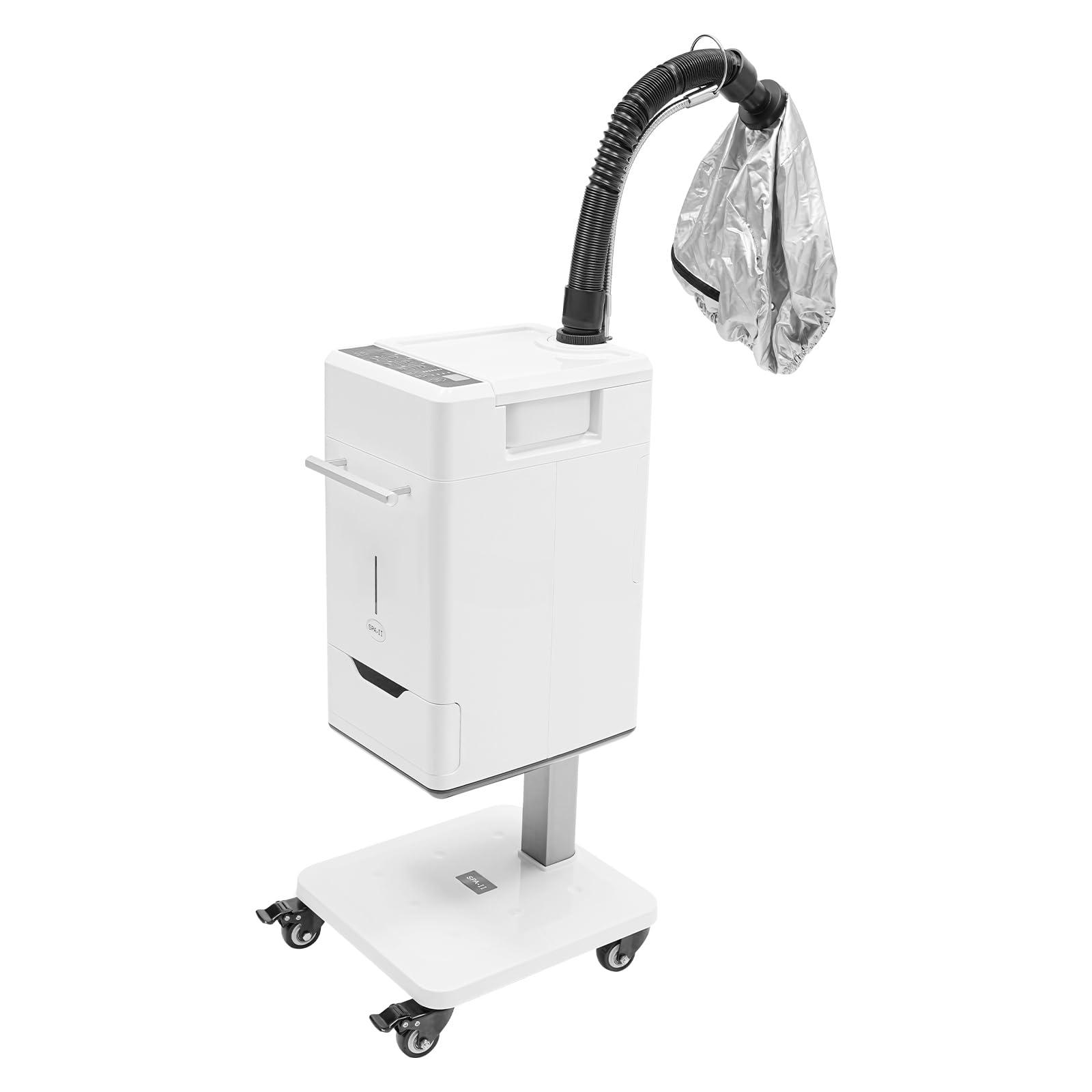 HENHAIY HENHAIY Hair Steamer Nano Micro Mist, Standing Hair Steamer Deep Conditioning, Hooded Hair Steam Cap Treatment-Heated Micro Mist Steamer for Natural, Dyed Hair for SPA, Home