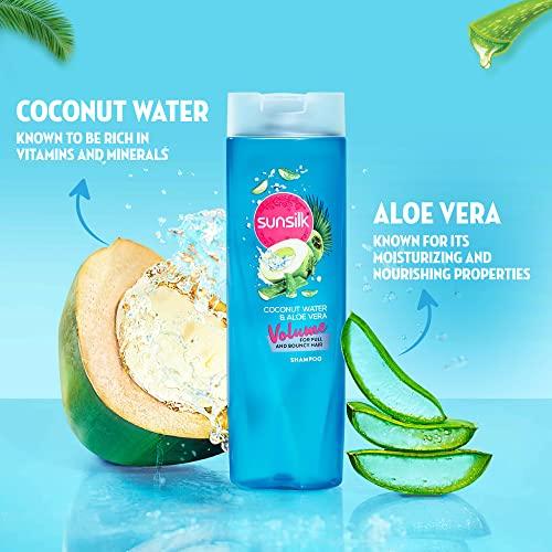 sunsilk Sunsilk Coconut Water & Aloe Vera Volume Hair Shampoo, 370 ml