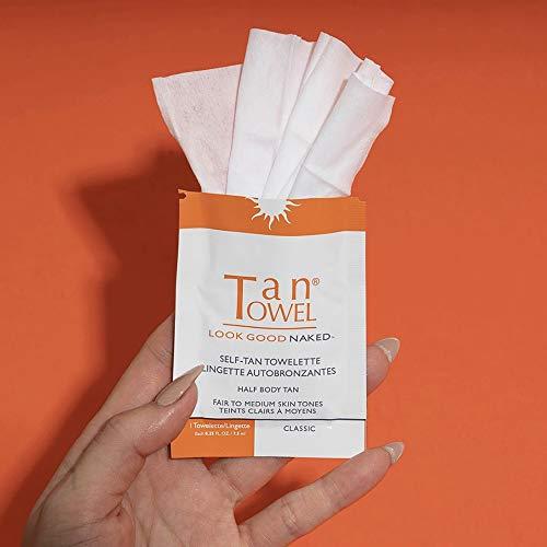 Tantowel Tan Towel Self Tan Towelette Classic 10 Count