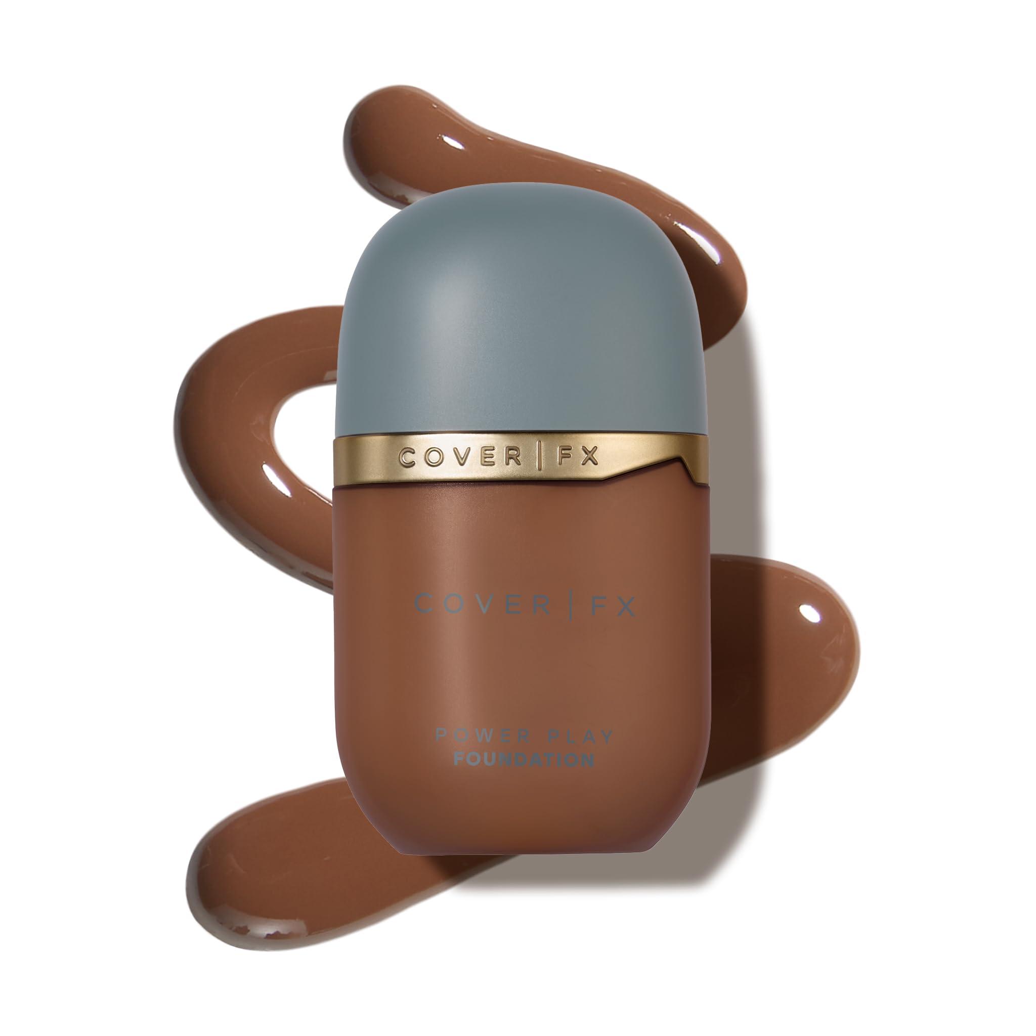 Cover FX COVER FX Power Play Foundation - Shade D4 - Buildable Full Coverage - Waterproof Sweat-Proof Transfer-Proof - Natural Matte Finish - All Skin Types