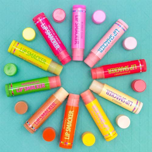 Lip Smacker Lip Smacker Original & Best Party Pack - 10 Moisturizing Lip Balms, Classic Flavors, Hydrating & Protecting - Cruelty-Free- Oatmeal Cookie