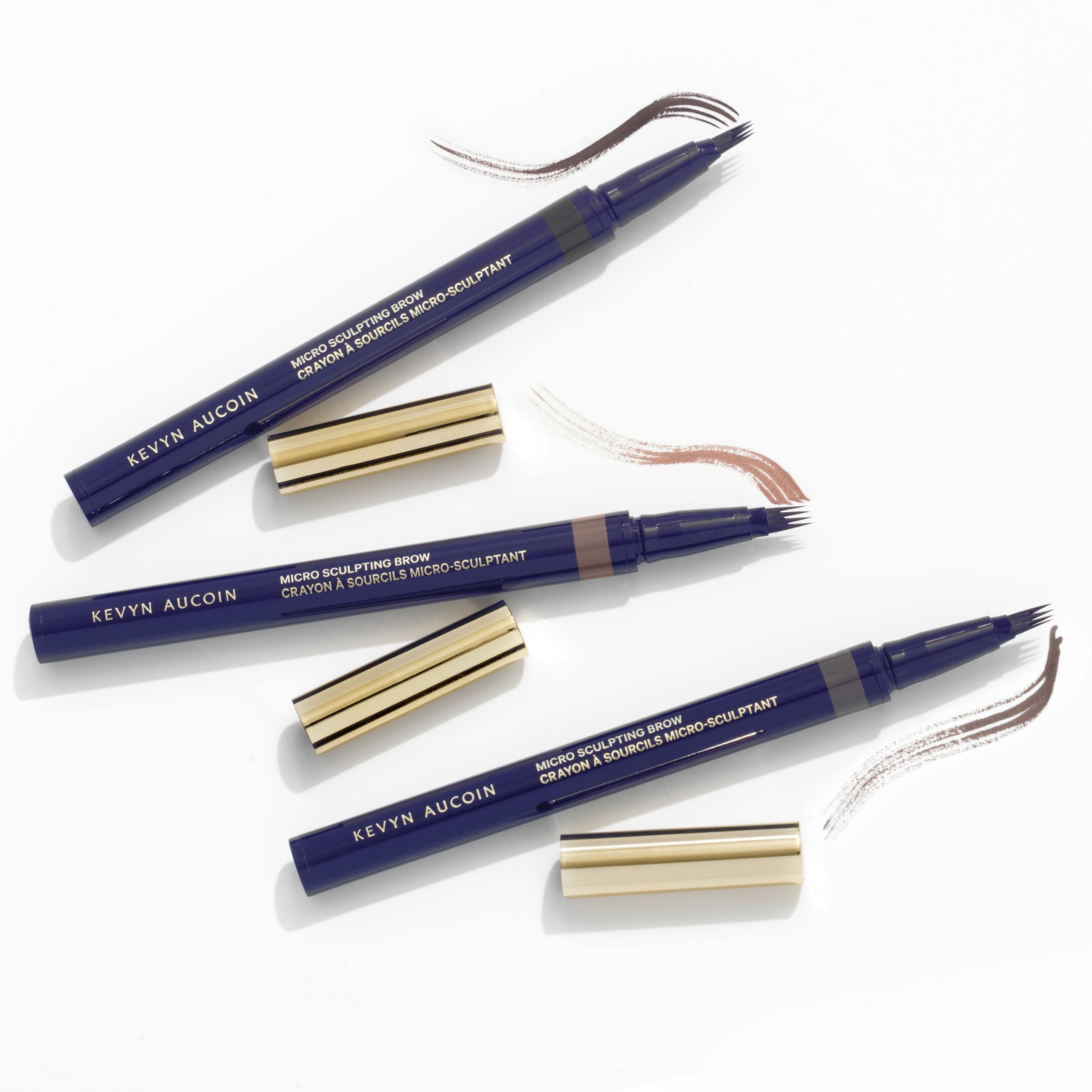 Kevyn Aucoin Kevyn Aucoin Micro-Sculpting Brow, Blonde color: A waterproof, superfine multi-tipped pen ideal for creating realistic brow hair strokes. Long wear, precise application, easy use. Make-up artist go to