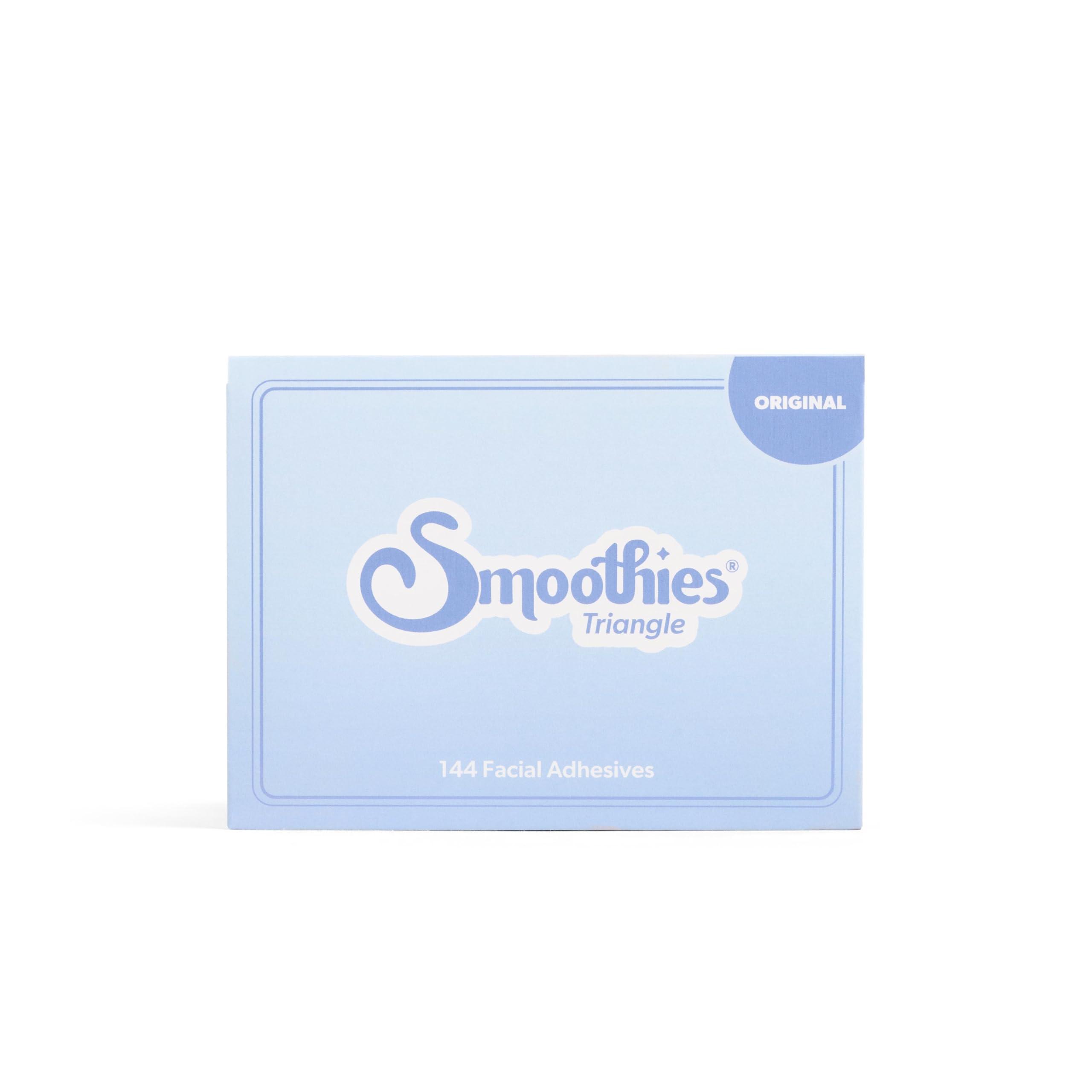 Smoothies Smoothies Triangle Wrinkle Patches for Face Overnight - Facial Patches for Elevens, Crows Feet and more, 144 Facial Adhesives per Box - Face Tape, Made in the USA
