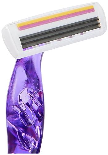BIC BIC Miss Soleil disposable razors for women, 3 x 4 pack of disposable razors with 3 blades each, with vitamin E for a gentle shave, special edition