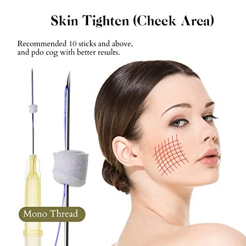 N\W NW Pdo Threads(mono 30G 13mm) For Face Lift/Smooth Mono Screw Whole Body Eye Lift 30G 23G(20pieces) (mono 30G 13mm)