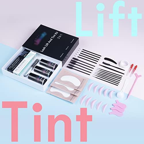 Libeauty Lash Lift And T-int Kit At Home Lash Lift With T i n t Black, Eyelash Lifting And D-y-e 10ml Airless Pump Lifts Lash up 6 Weeks KERATIN Lifting Create Voluminous Eye Look Rapidly