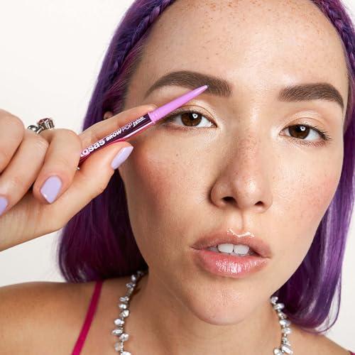 Kosas Kosas Brow Pop Nano - Ultra-Fine 1mm Brow Pencil Precision Tip - Natural-Looking Eyebrows with Finest Hairlike Stroke - All Day Wear, Hypoallergenic, Safe for Sensitive Skin - Dark Brown