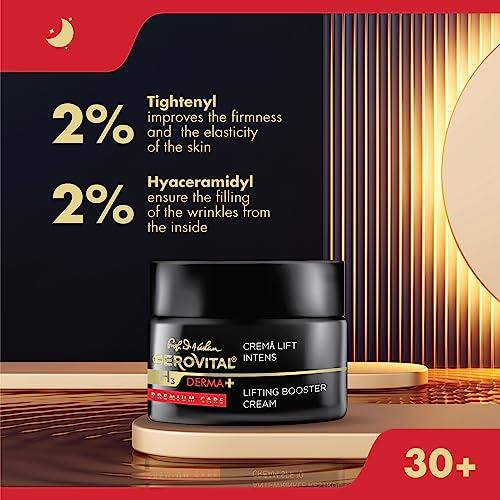 Gerovital Gerovital DERMA+ Premium Care, Intense Lift Effect Face Cream, Advanced Lifting Formula, Moisturizes, Improves Firmness & Elasticity for Mature Skin, 50 Milliliters