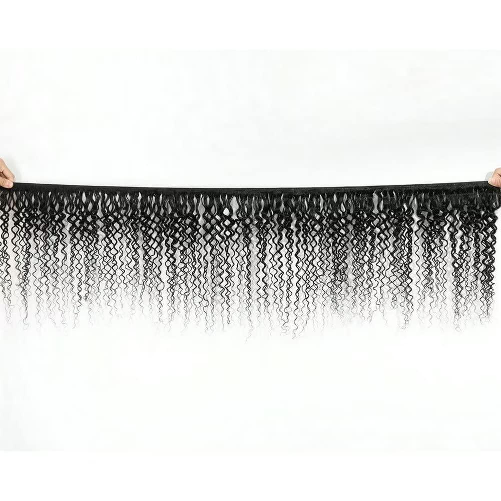 EMOL 4 Bundles 8 10 10 12 Inch Kinky Curly Human Hair Weave
