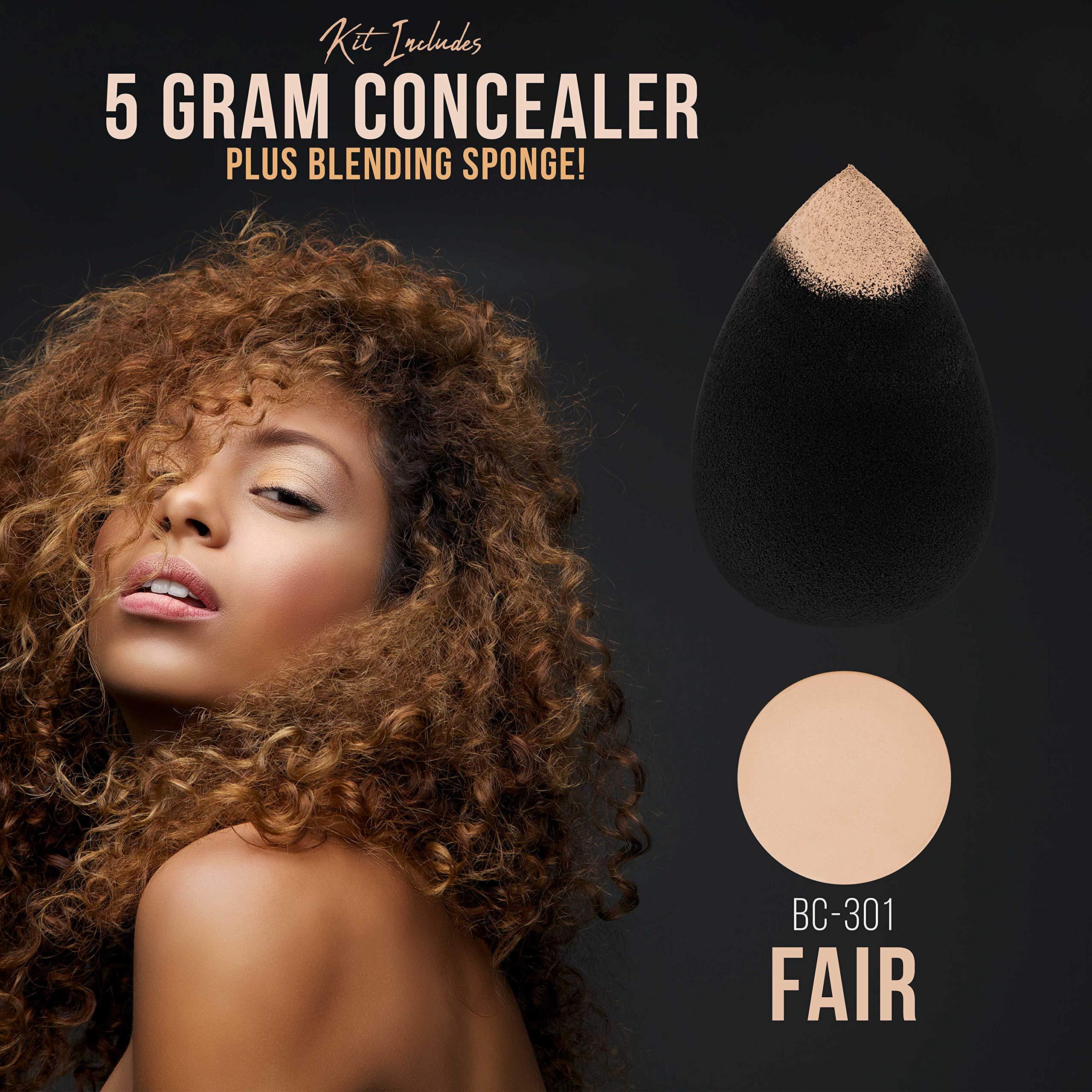 Belloccio Belloccio Professional Beauty Airbrush Cosmetic Makeup System with 4 Fair Shades of Foundation in 1/4 Ounce Bottles - Kit Includes Blush, Bronzer and Highlighters