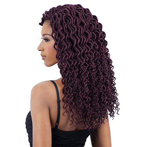 Freetress FreeTress 2X Soft Curly Lite Faux Loc Crochet Synthetic Braiding Hair (12", 4)