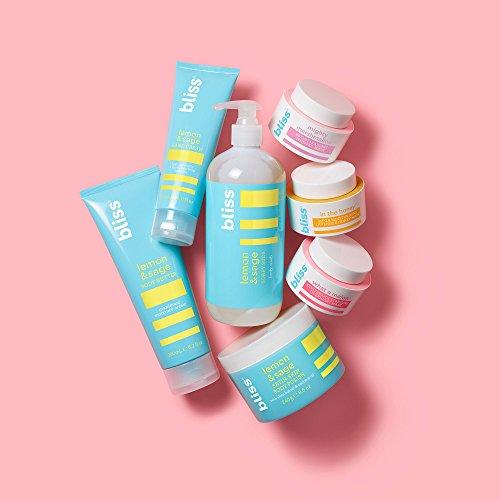 Bliss Bliss Satin-Skin Body Polish - Lemon and Sage - Body Scrub with Shea Butter and Coconut Oil - 8.5 Oz - Smoothing and Balancing Skincare - All Skin Types - Vegan & Cruelty-Free