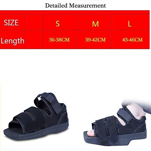 QMZDXH QMZDXH Post Op Shoe,Post-Op Heel Weight Bearing Shoe Surgery Open Toe Shoe Suitable for Both Men and Women Fits Either Left Or Right Foot