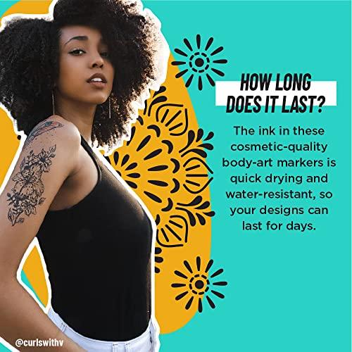 BIC BIC BodyMark Temporary Tattoo Marker, Fine Tip Black