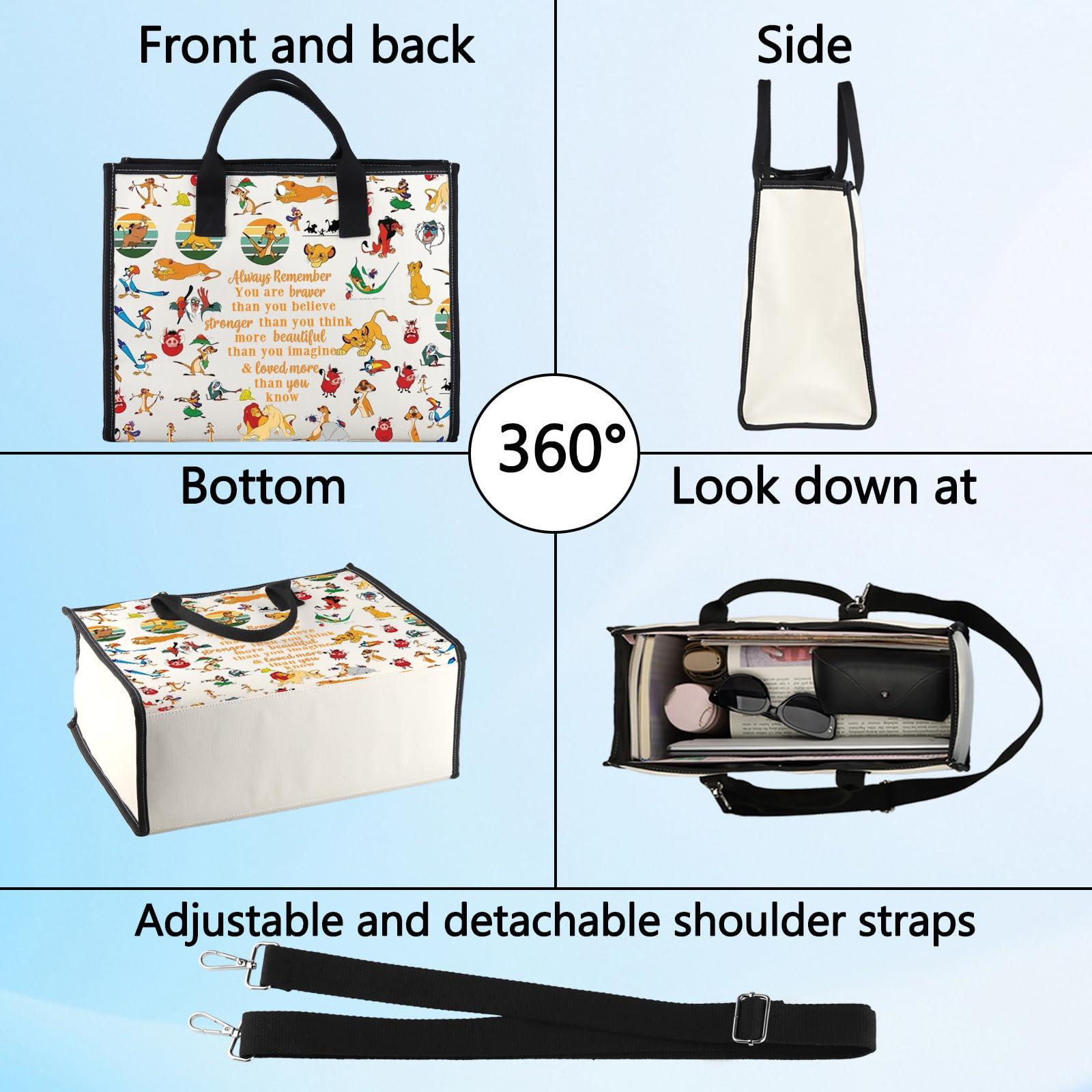 LEVLO LEVLO The Lion Movie Cosmetic Make Up Bag Lion Fans Gift You Are Braver Stronger Smarter Than You Think Lion Zipper Pouch Bag For Women Girls (Always Lion LT)