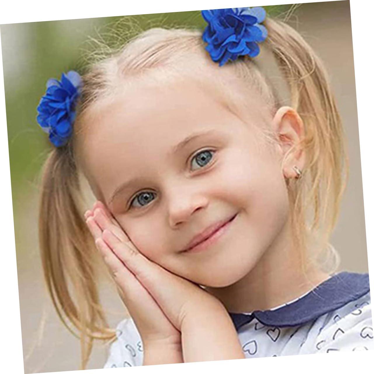 WURTON WURTON Cream Shabby Rose Flower Print Soft Shower Cap for Women, Reusable Environmental Protection Hair Bath Caps