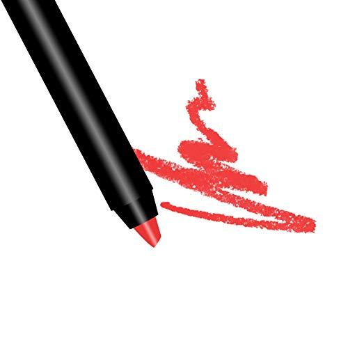 By The Clique By The Clique Premium Long Lasting Matte Orange Red Lip Liner Pencil |"On Fire" Orange Red Ultra Wear Lip Liner