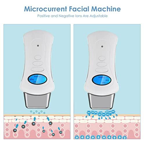 QiQiBaby QiQibaby Face Massager Facial Lifting Skin Tightening Reduce Wrinkle Galvanic Spa Face Body Care Massager Home Use Beauty Device Tool. (Color : White)