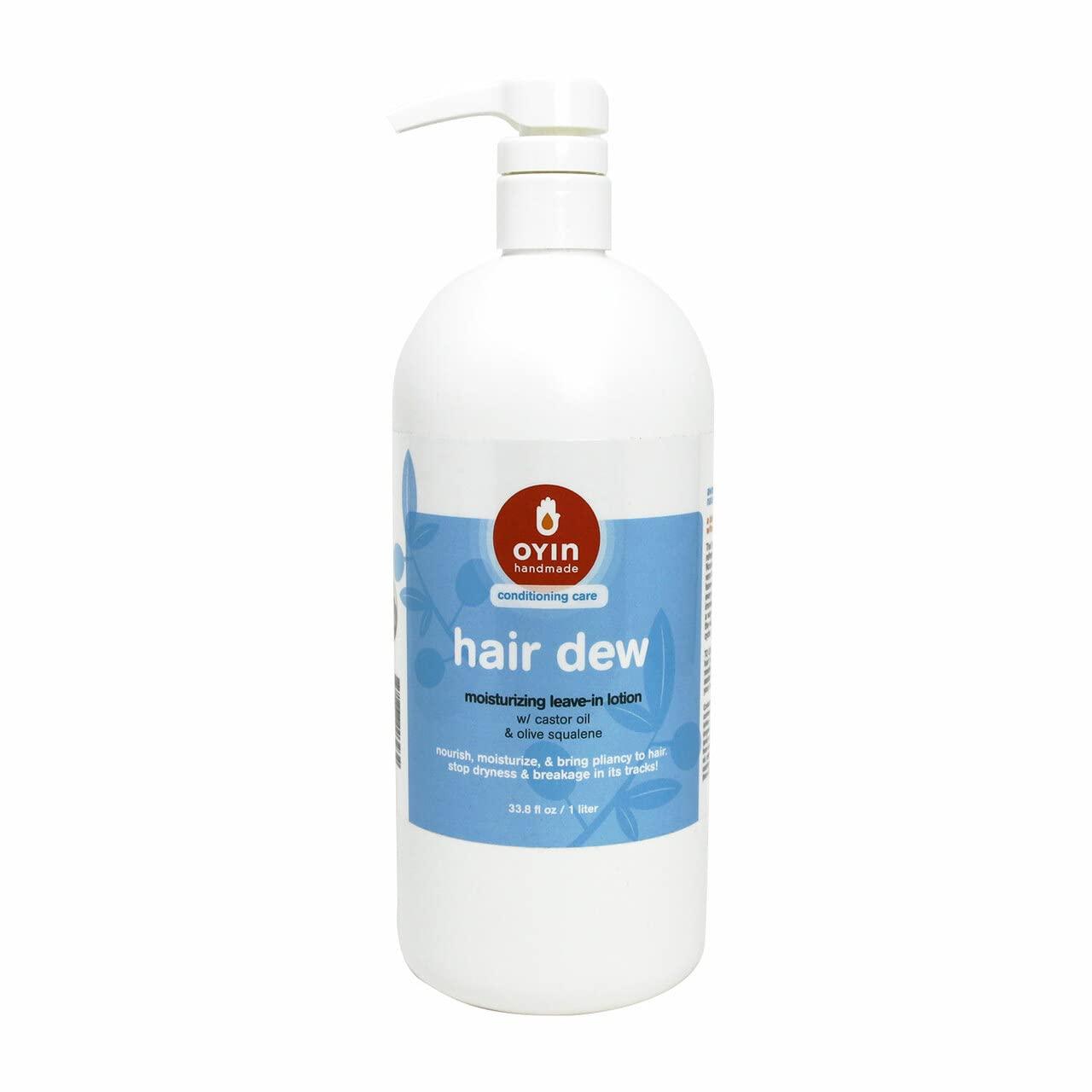 Oyin Handmade Oyin Handmade Hair Dew, Daily Quenching Hair Lotion w/Pump (33oz)
