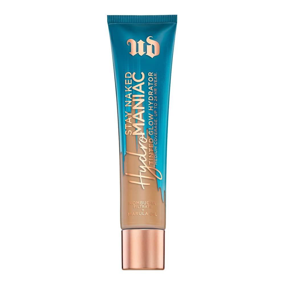 URBAN DECAY Urban Decay Hydromaniac Dewy Foundation (51 Medium Neutral) Hydrating Tinted Moisturizer for Dry Skin, Buildable Medium Coverage, Non-comedogenic, Vegan, Cruelty-free