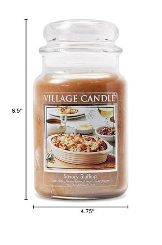 Village Candle Village Candle Savory Stuffing Candle, Large Apothecary, 21.25 oz